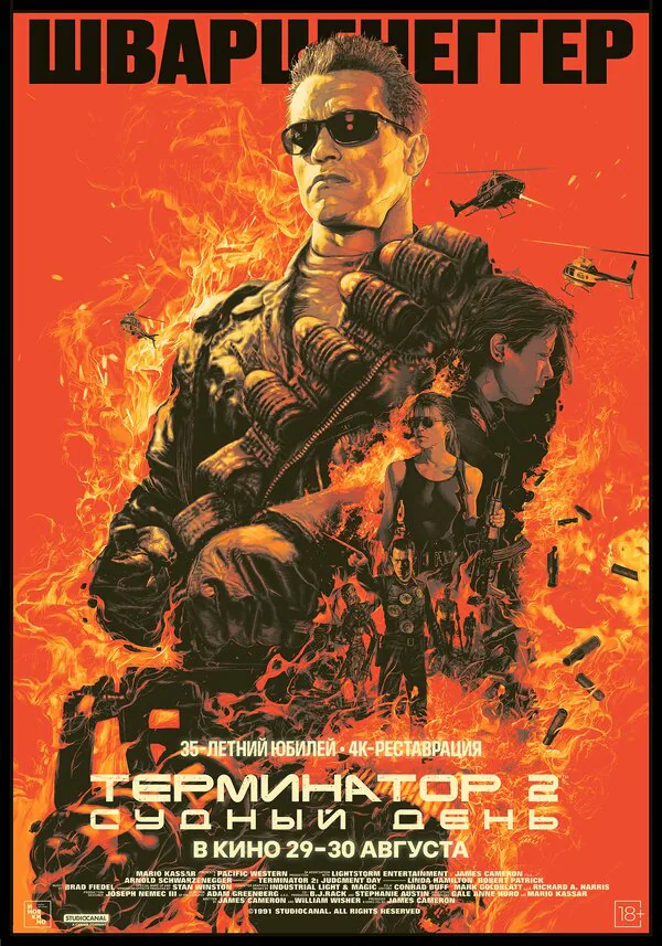 Обложка фильма «Терминатор 2: Судный день»