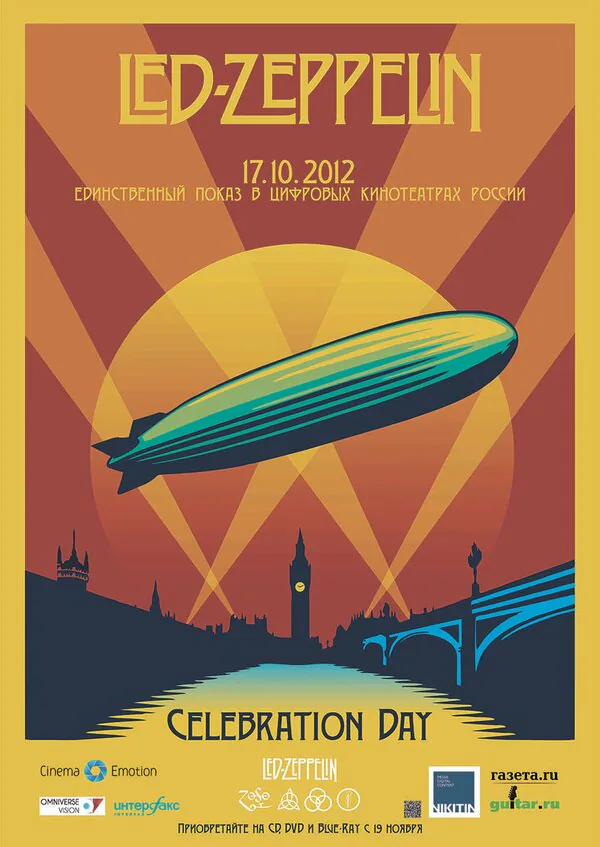 Обложка фильма «Led Zeppelin «Celebration Day»»