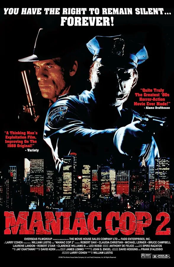 Обложка фильма «Маньяк-полицейский 2»