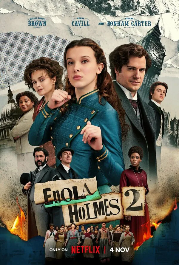 Обложка фильма «Энола Холмс 2»